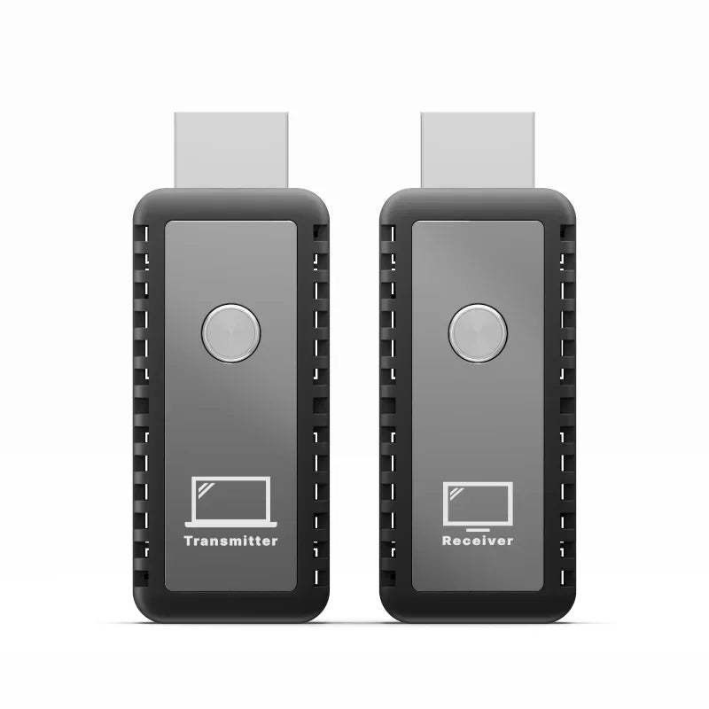 Portable Wireless HDMI Transmitter and Receiver HDMI Extender 98FT/30M 1080P Kit Plug Compact Design Takes Up Little Space