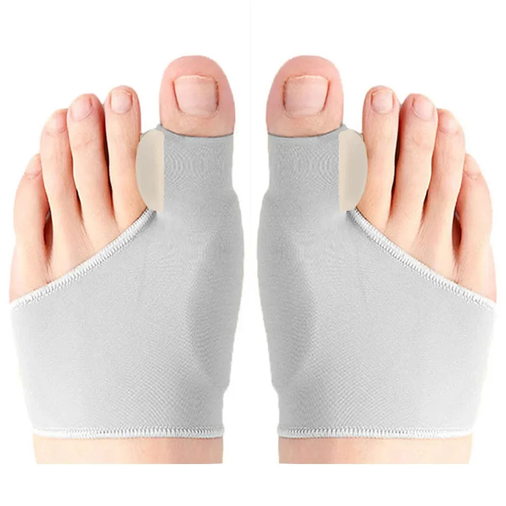 1Pair Toe Separator Hallux Valgus Bunion Corrector Hammer Toe Straightener Foot Pain Relief Orthopedic Pedicure Tools Foot Care