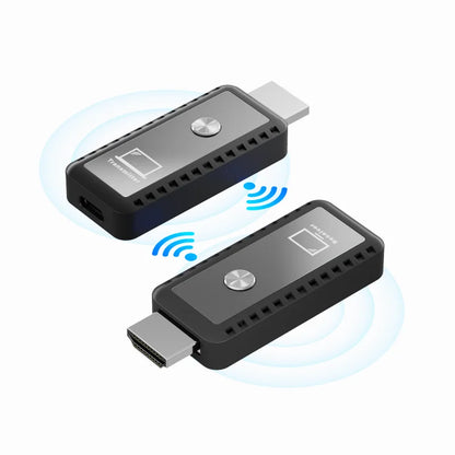 Portable Wireless HDMI Transmitter and Receiver  HDMI Extender 98FT/30M 1080P Kit Plug  Compact Design Takes Up Little Space