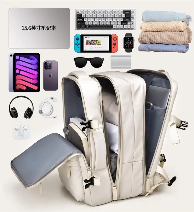 Travel Backpack 40x20x25 Cabin Waterproof Y2k Bags Carryon For Laptop 15.6 Inch High Quality Ryanair With USB Charging Sports